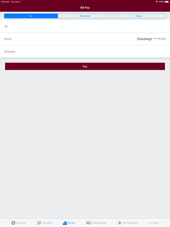 Arrow Bank iPad screenshot 5 - Finance app
