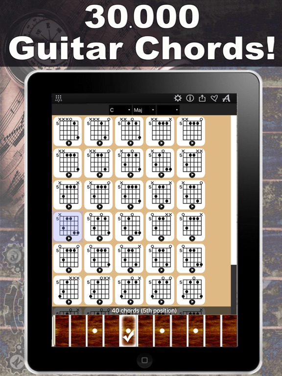 Screenshot #4 pour Guitar Chords Compass