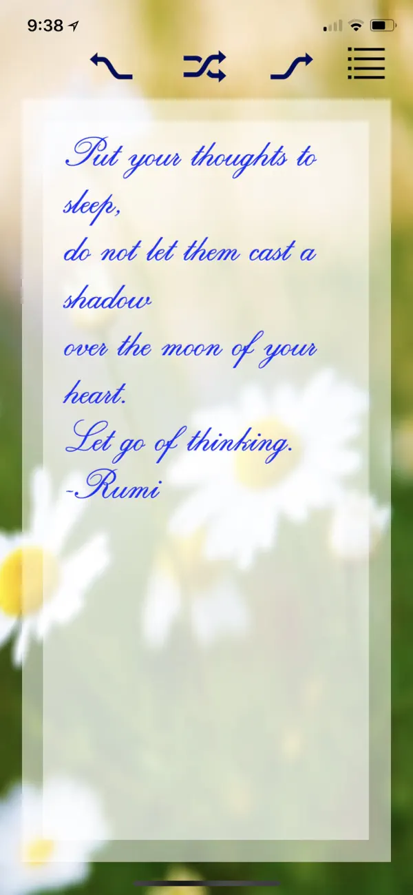 Screenshot #3 pour Rumi: Spiritual & Mystic Poems