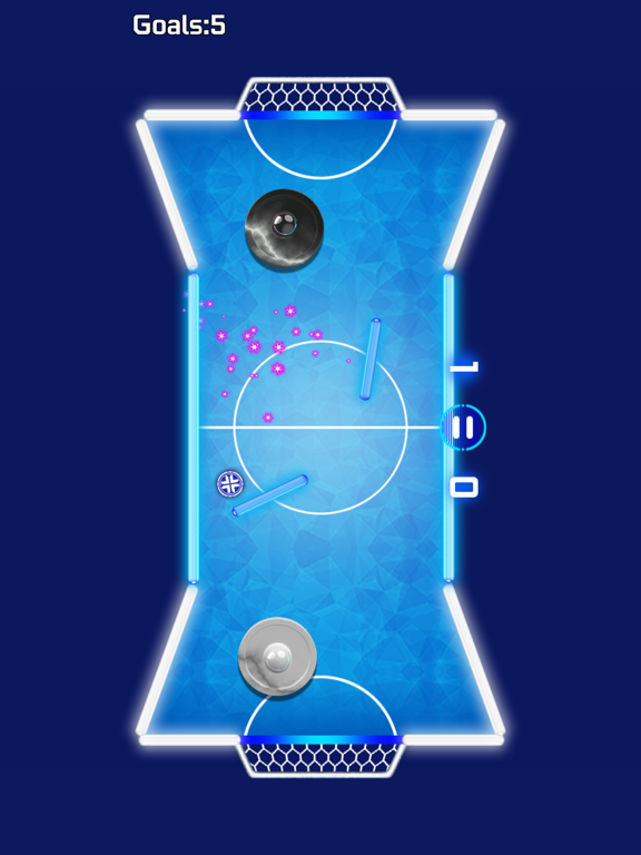 Glow Hockey Strike iPad screenshot 9 - Games app