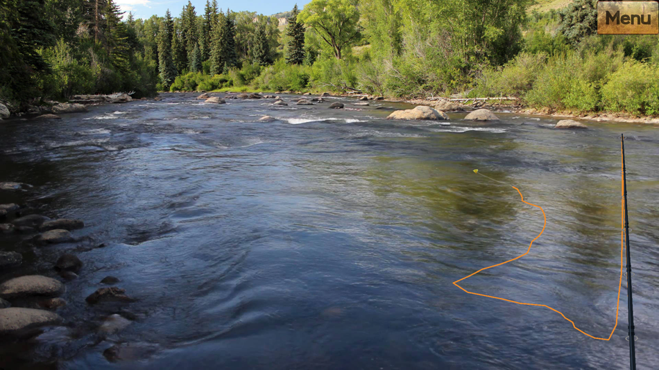 #4. Fly Fishing Simulator HD (iOS) By: Pishtech LLC