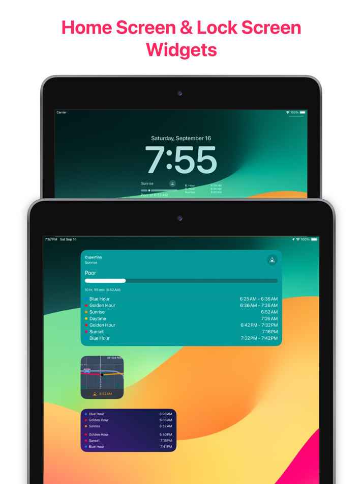 #1. Sunset Predictions - Alpenglow (macOS) By: Andrew Yates