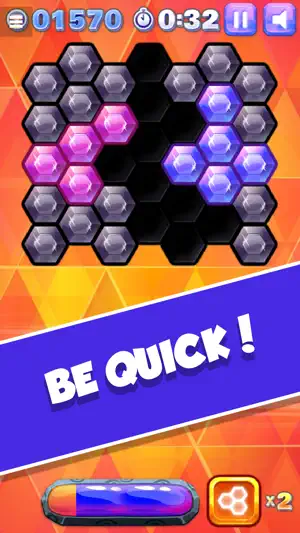 Hex Blitz - Block Puzzle Game screenshot 1