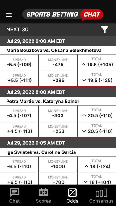 SportsBettingChat Screenshot