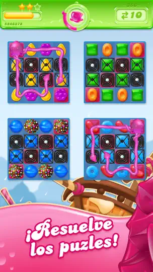 Captura de pantalla de Candy Crush Jelly Saga en iPhone 4