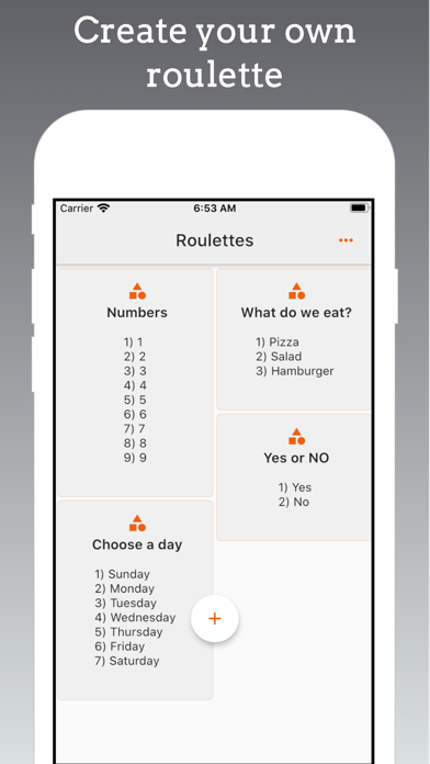 My Decision Roulette iPhone screenshot 5 - Entertainment app