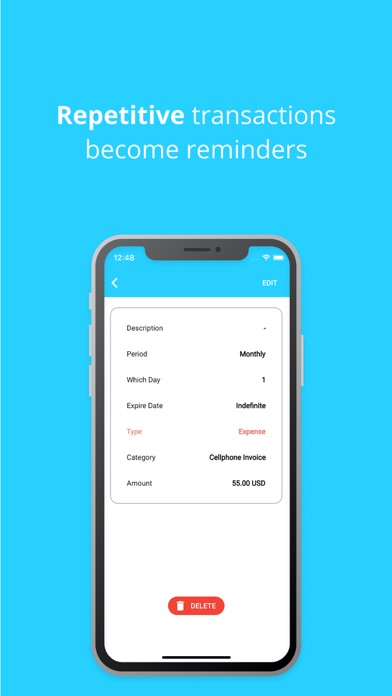 Income Expense Manager/Tracker screenshot