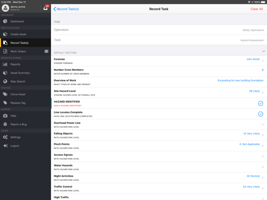 Nektar iPad screenshot
