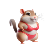 Bikini Gerbil Stickers