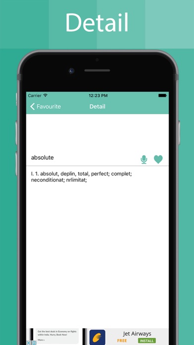 Screenshot #3 pour Romanian Dictionary Offline