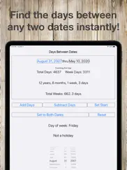 between dates calendar math ipad images 4