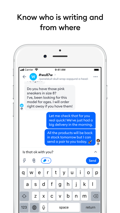 Tidio iPhone screenshot 6 - Business app