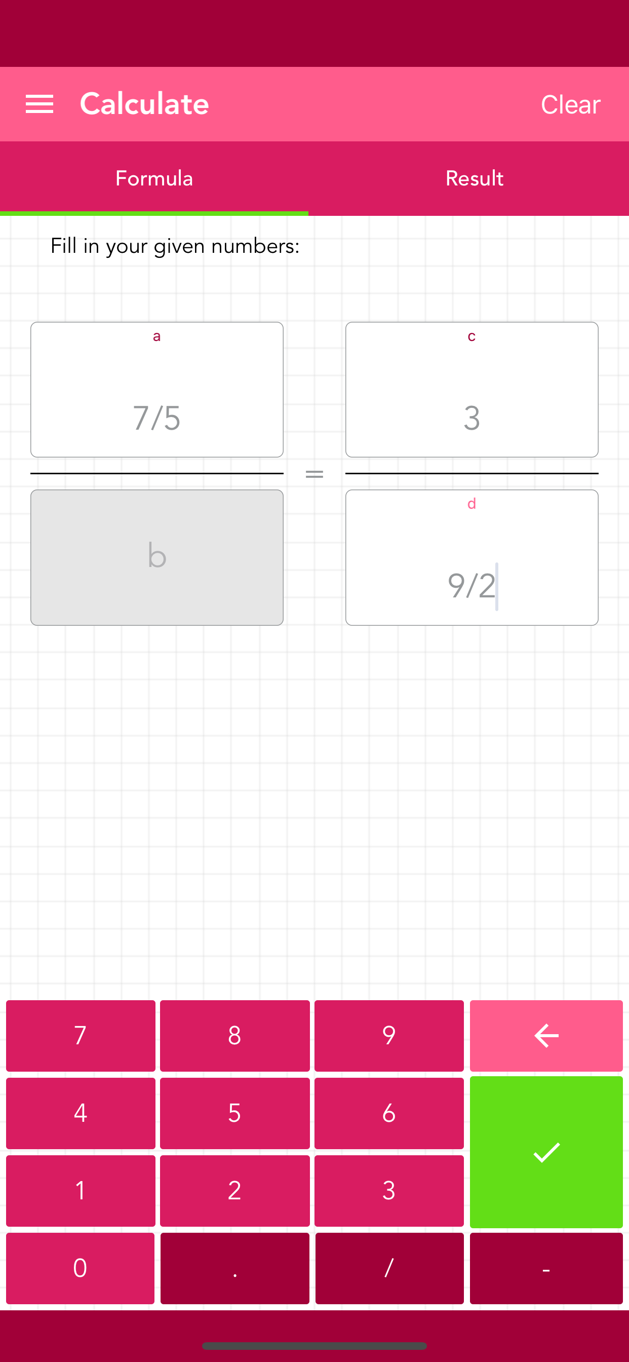 Ratio & Proportion Calculator