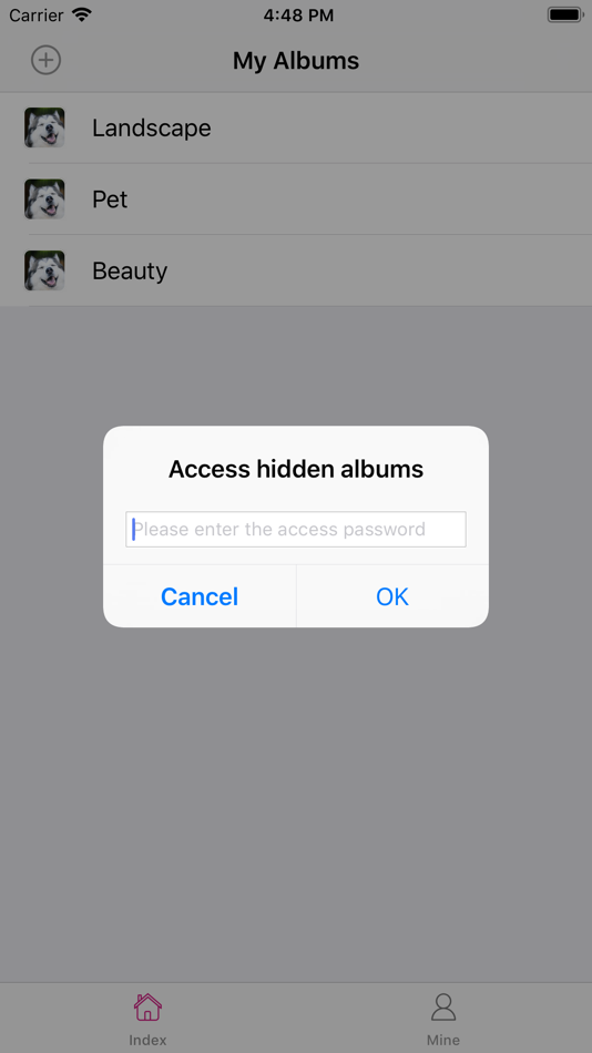 #1. Origin Album - encrypted album (iOS) 由: YuSong Ding