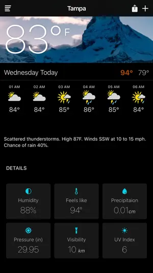 E Weather screenshot 4