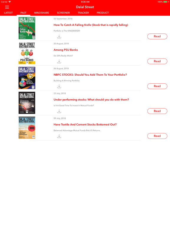 Dalal Street Journal- Magazine iPad screenshot 4 - News app