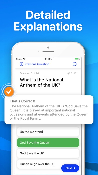 Screenshot #2 pour Life in the UK 2025 Test Prep