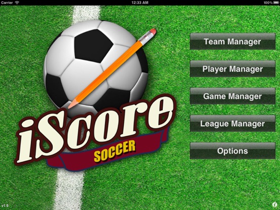iScore Soccer Scorekeeper iPad screenshot