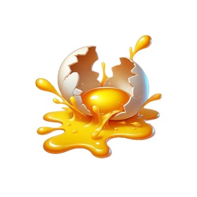 Egg Splat Stickers
