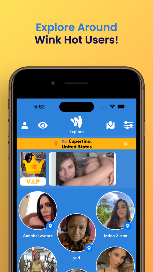 #1. Wink – Date, Chat & Connect (iOS) Podle: Christopher Nassar