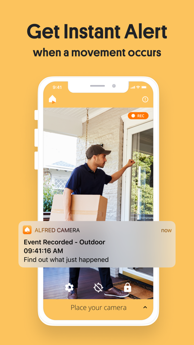 Alfred Home Security Camera Screenshot