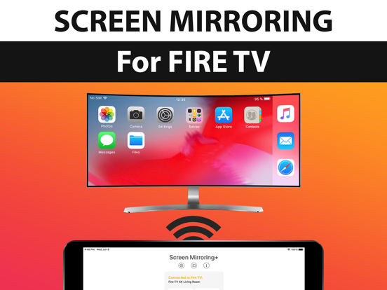 Screen Mirroring+ for Fire TV iPad app afbeelding 1