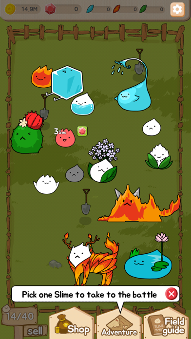 Screenshot #3 pour Slime Evolution : Raise Slimes