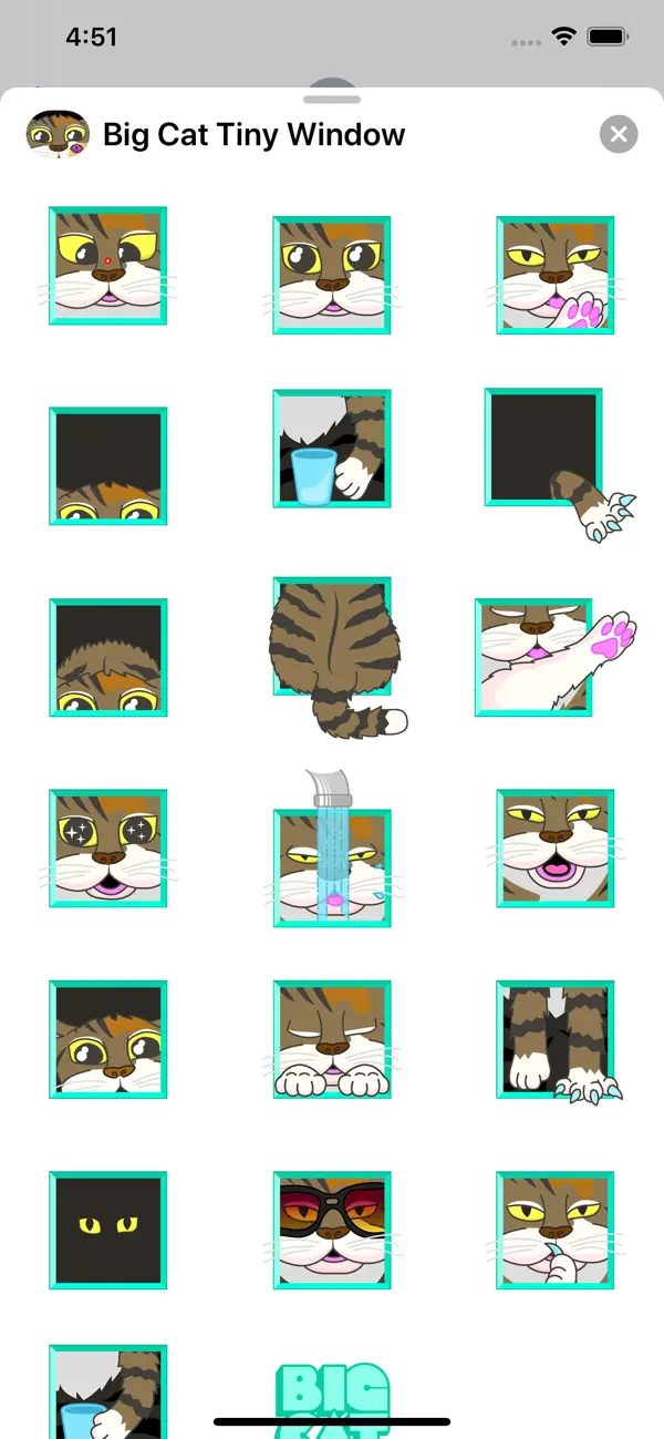 Screenshot #3 pour Big Cat Tiny Window