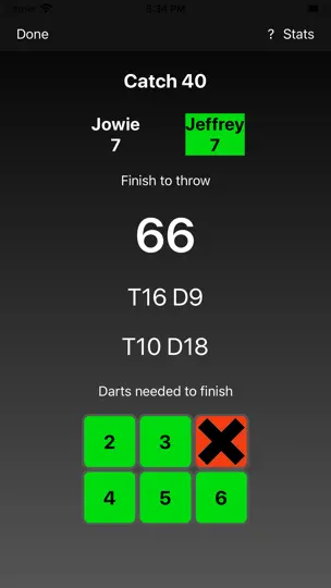 DartCohol Darts Trainer iPhone Ekran Görüntüsü 10