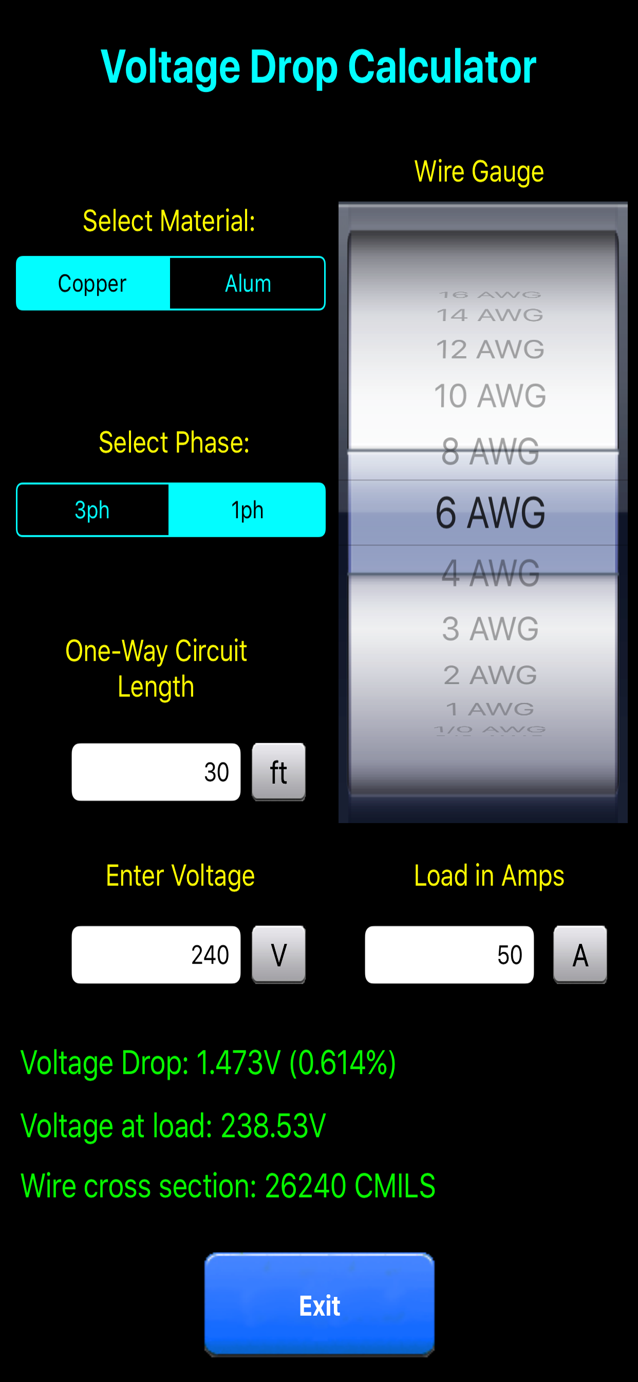 Electric Toolkit - Calculator