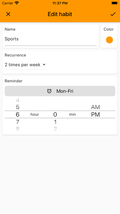 Screenshot #3 pour Habit Tracker - HabitGuru