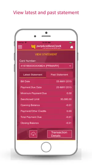 PNB CREDIT CARD (Genie) screenshot 4