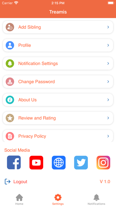 TREAMIS Screenshot