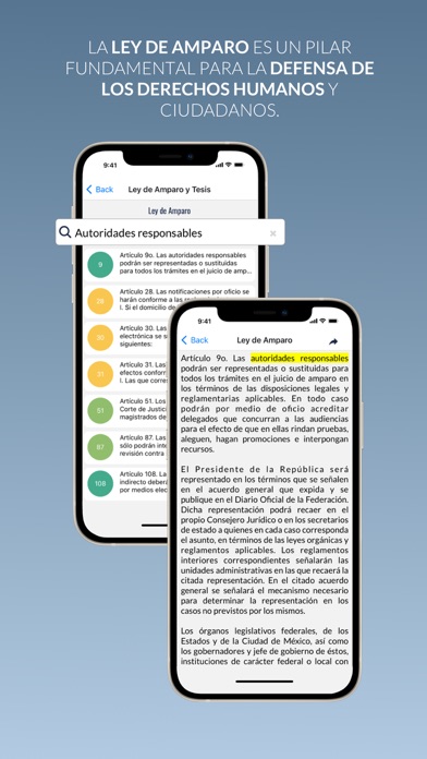 Screenshot #3 pour Ley de Amparo