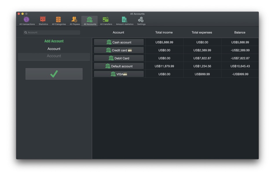 #9. Daily Expense Tracker-My Money (macOS) โดย: 永文 胡