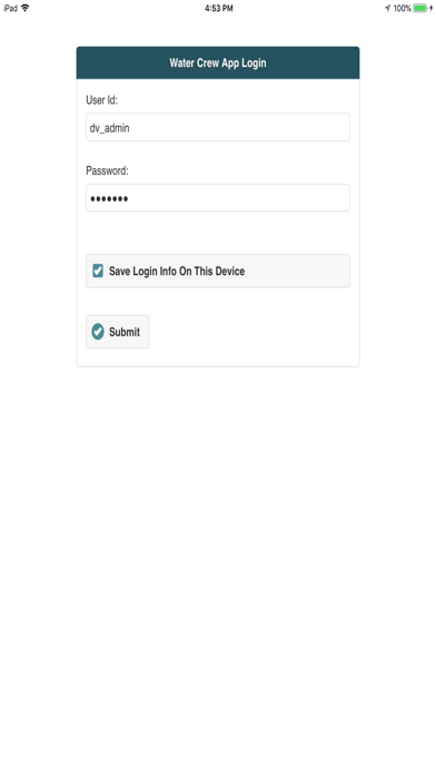 dV Water Crew app screenshot 2