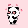 Crazy Panda Sticker- WASticker App Icon