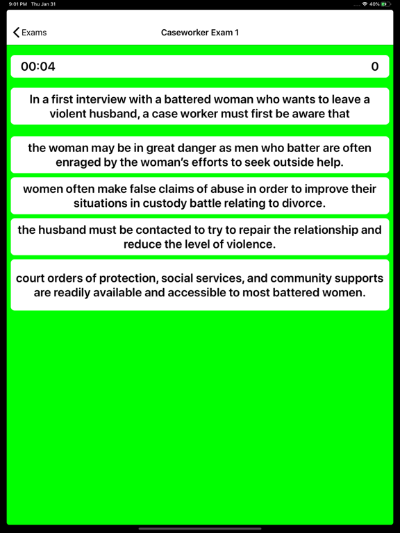 Screenshot #5 pour Caseworker Exam Prep 2025-2026