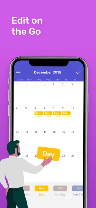 Shift Day Work Calendar: Screenshot 4 von 7