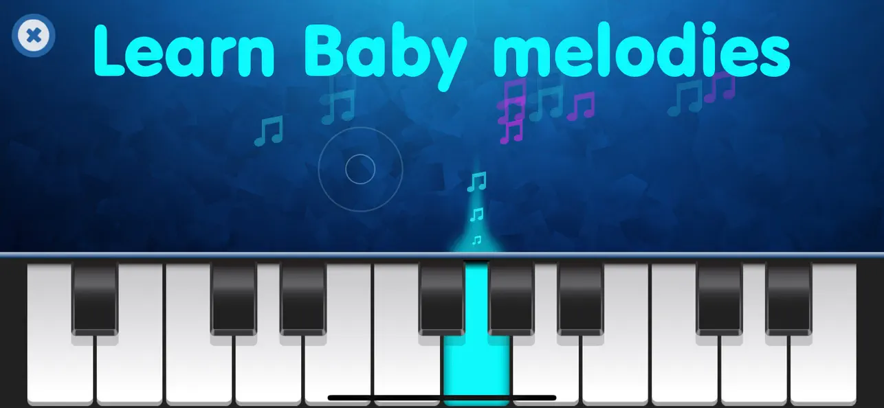 Screenshot #2 pour Musique: Jeux de Bebe - Piano