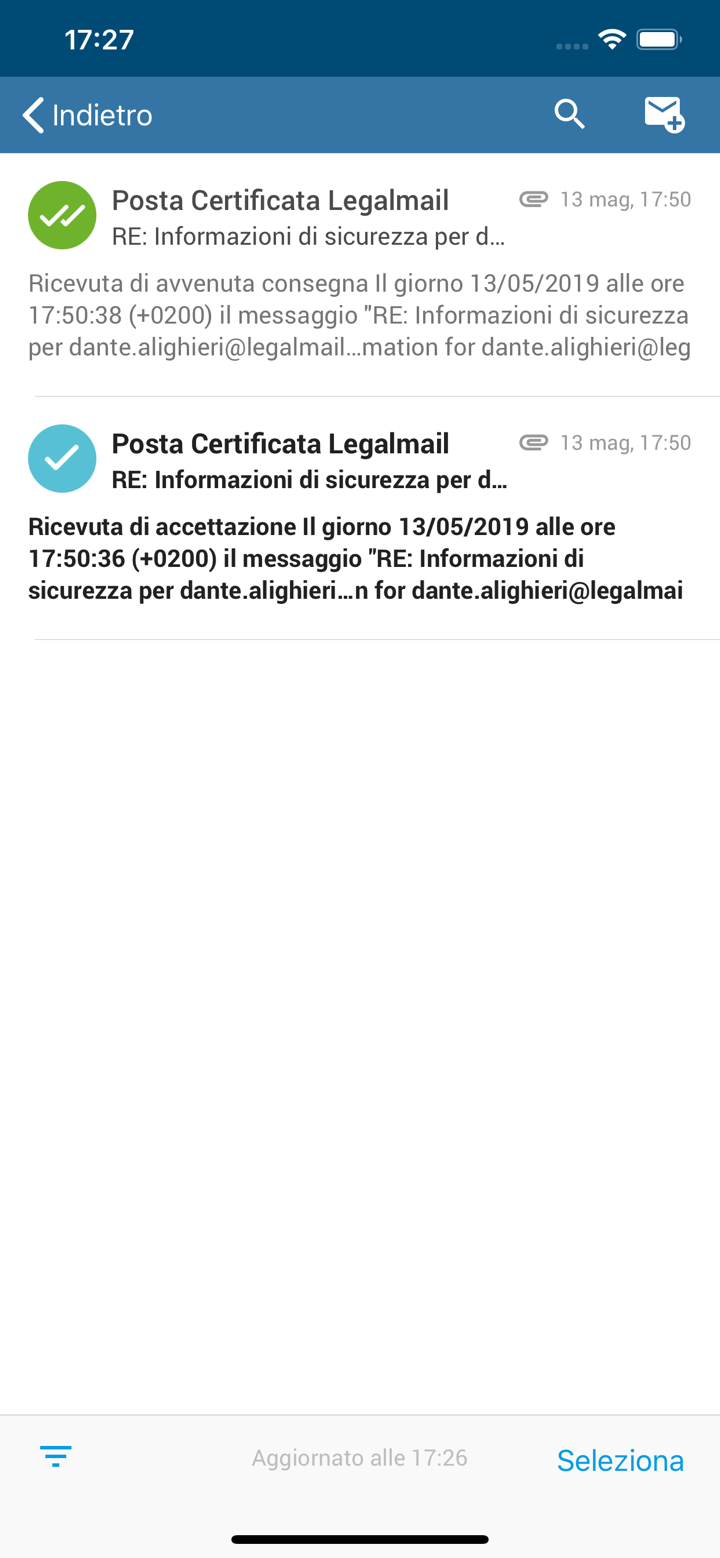 Legalmail screenshot 2
