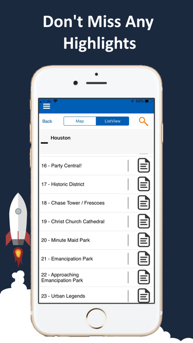 Screenshot #3 pour Houston Audio GPS Driving Tour