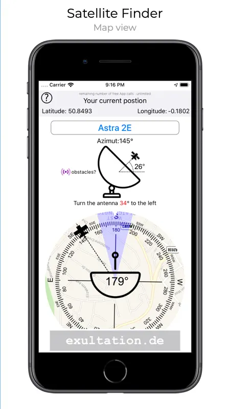 Satellite Finder (Pro) screenshot 2 of 4