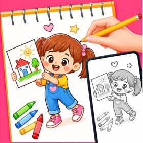 Draw Cartoon-Ar Sketch Trace