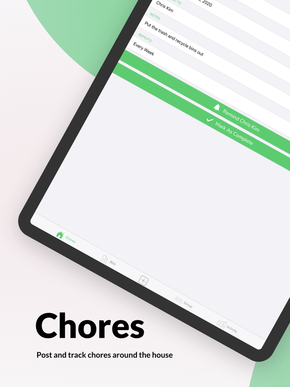 Screenshot #6 pour Dwell Split Chores & Expenses
