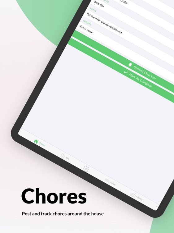 Dwell: Roommate Home Organizer screenshot-2