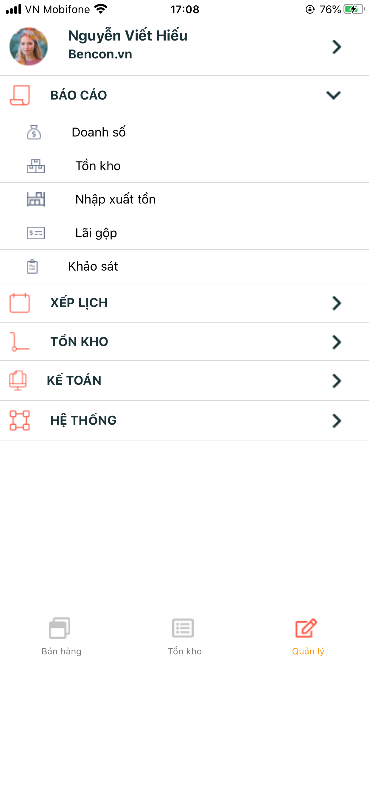 Tao Quan Sale Management screenshot 4