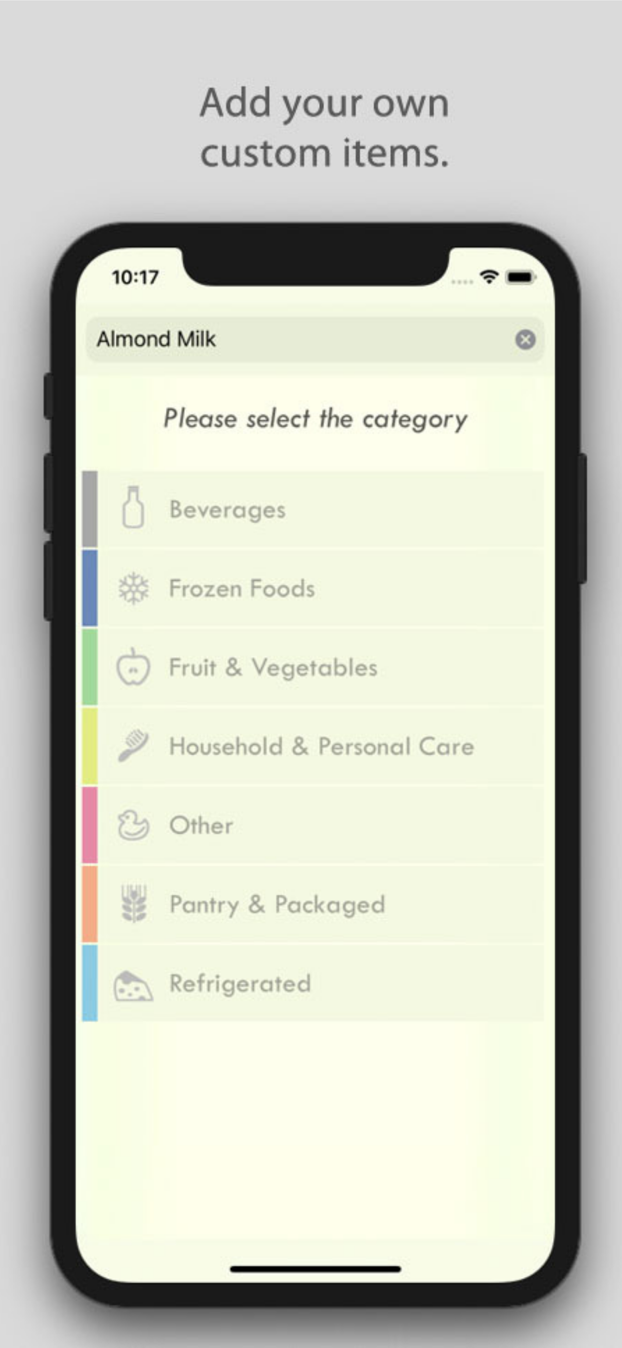 überliste - shopping list
