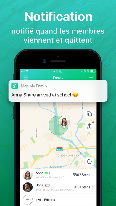 Screenshot #2 pour Localiser Portable Famille