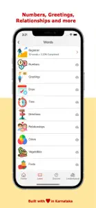 Learn Kannada SmartApp screenshot #8 for iPhone